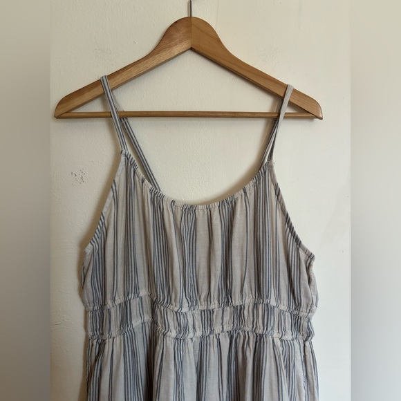 Pact Coastal Cami Soft Striped Maxi Dress Size X-large - Picture 14 of 15